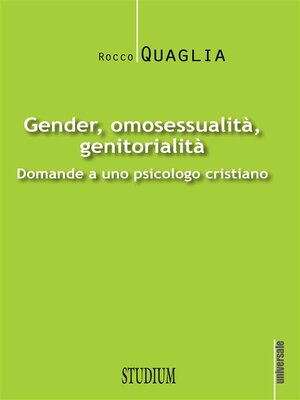 cover image of Gender, omosessualità, genitorialità